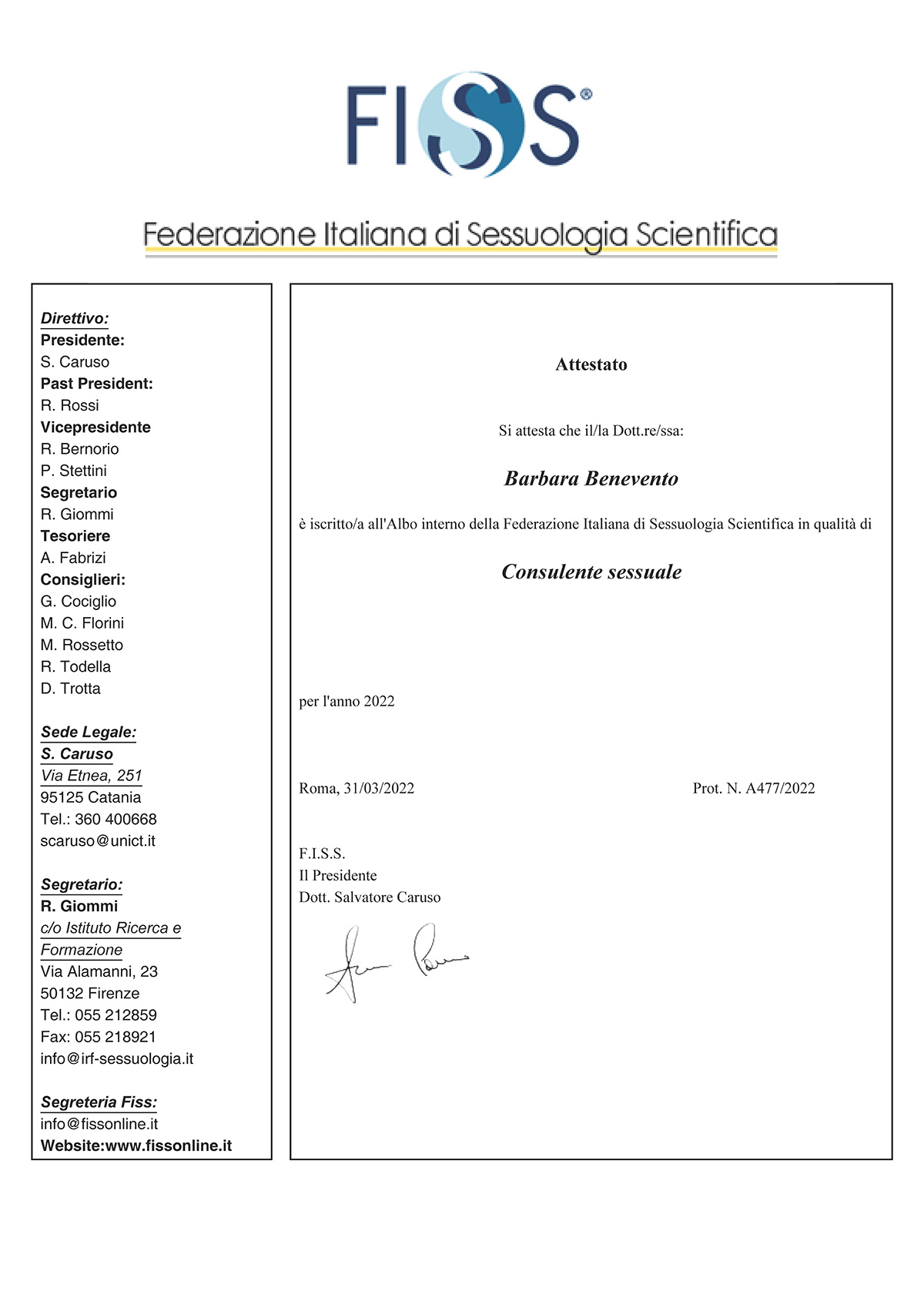 barbara-benevento-federazione-ita-sessuologia-2022